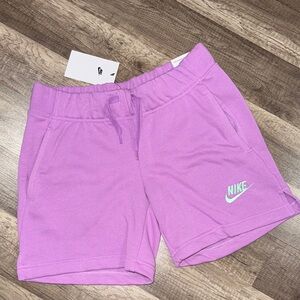 Nike Girls Lavender Athletic Shorts